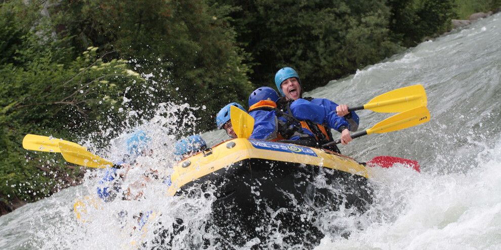 Rafting in the Val di Sole
