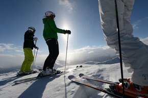 Winter sports holiday in Trentino, cross-country skiing Passo Lavazè Oclini