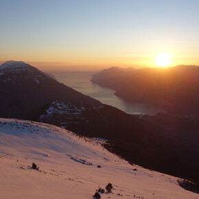 Sonnenuntergang von Monte Stivo | © Garda Trentino