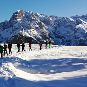 Snowshoe hike near "Malga Ritoro" alpine hut | © APT Madonna di Campiglio, Pinzolo, Val Rendena