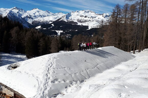 Snowshoe hike to "Malga Vaglianella" | © APT - Madonna di Campiglio, Pinzolo, Val Rendena