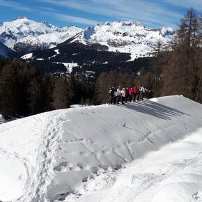 Snowshoe hike to "Malga Vaglianella" | © APT Madonna di Campiglio, Pinzolo, Val Rendena