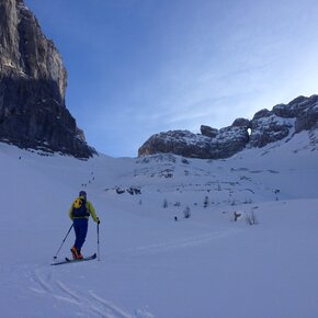 Ski mountaineering in the Val Gelada | © VisitTrentino