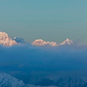 Vista sulle Dolomiti di Brenta da Cima Campantich | © APT Madonna di Campiglio, Pinzolo, Val Rendena