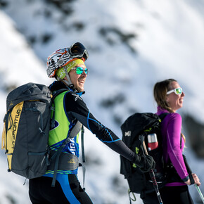 Sci alpinisti soddisfatti | © Madonna di Campiglio Azienda per il Turismo 