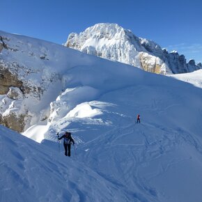 In prossimità della cresta finale dell'itinerario che conduce a Cima Roma | © APT Madonna di Campiglio, Pinzolo, Val Rendena