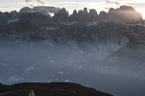 Blick auf die Brenta Dolomiten von Cima Paganella | © APT Dolomiti di Brenta e Paganella