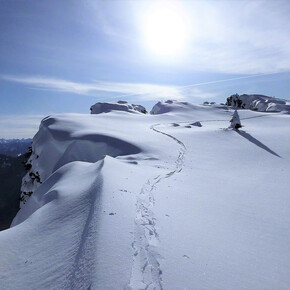Monte Roen con gli sci d'alpinismo in inverno | © APT Val di Non Soc. Coop.