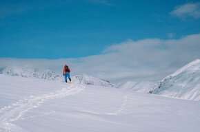 Ski mountaineering at the Presena Glacier | © APT Valli di Sole, Peio e Rabbi