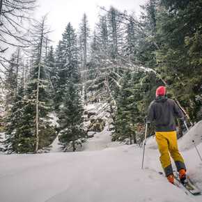 Ski mountaineering at Malga del Doss | © APT Valli di Sole, Peio e Rabbi