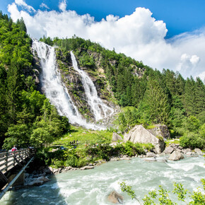 Cascate Nardis viste dal ristorante