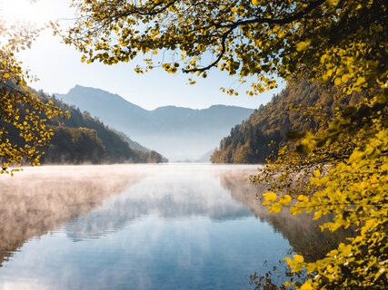 Valsugana - Lago di Levico - Panorama autunnale - Foliage | © Mathäus Gartner