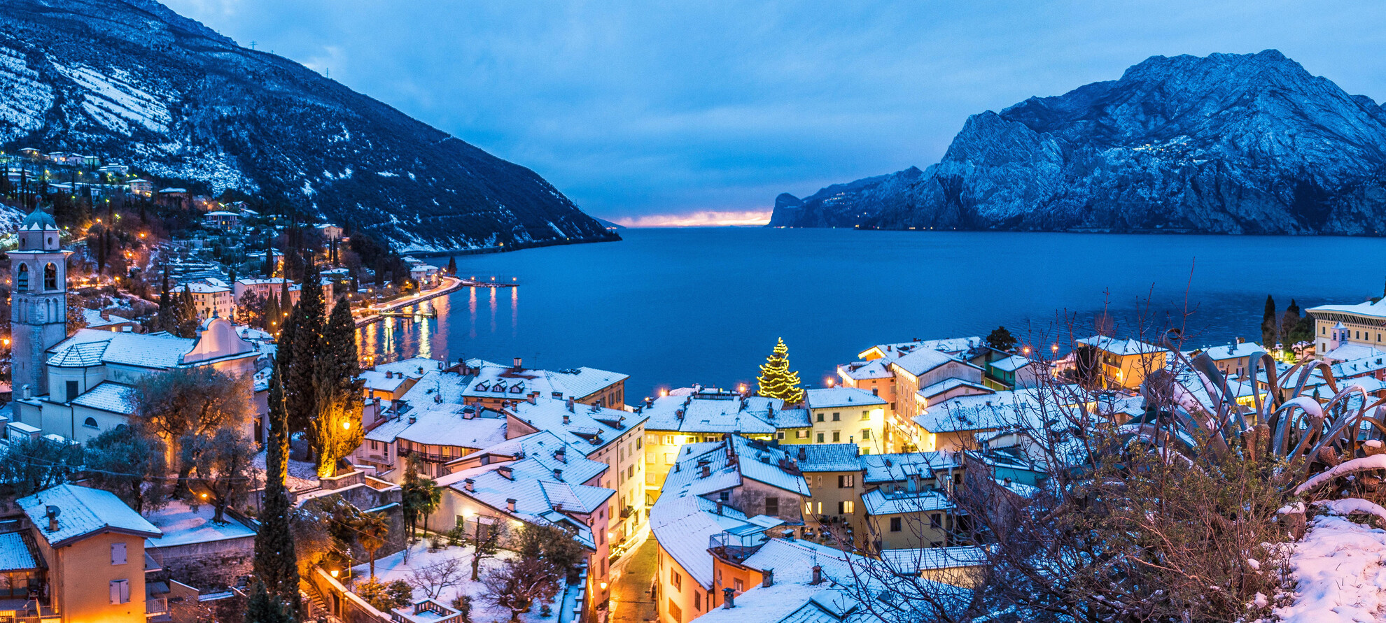 Lake Garda in the winter