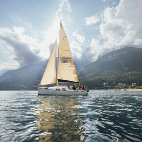 Dolomiti Paganella - Lago di Molveno - Molveno - Barca a vela | © Daniele Molineris