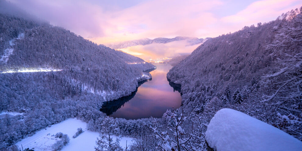 On the lakes and at low altitude