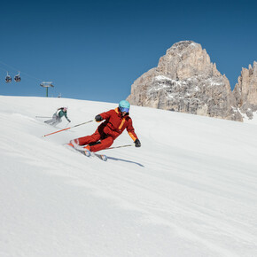 Sulle Dolomiti Orientali in inverno