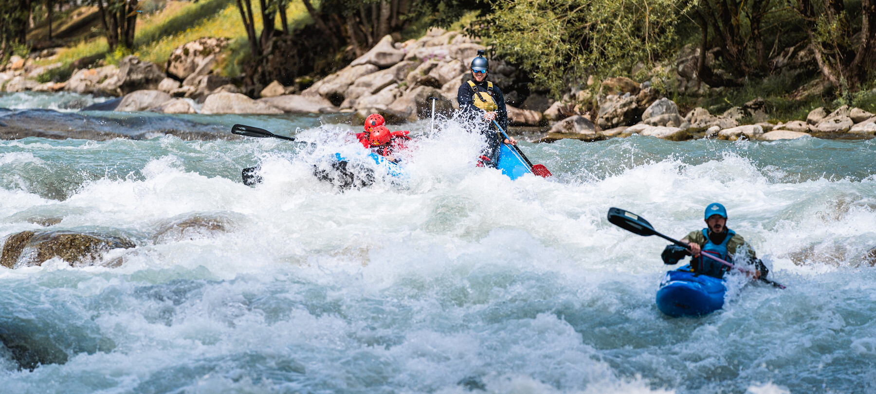 Rafting in Val di Sole sul torrente Noce 