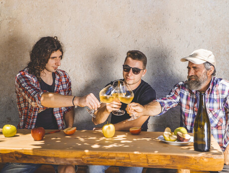 From the apple tree to the glass - Apple Blood Cider