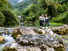 Esperienza di pesca in Trentino con Trentino Fishing Guides