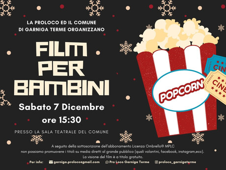 Films for children - Proloco Garniga Terme