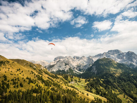 Paragliding and off-road adventure