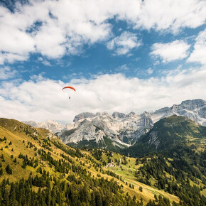 Paragliding and off-road adventure