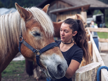 Passeggiata a cavallo, Agritur Dalaip dei Pape