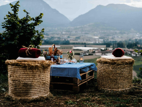 Picnic al tramonto