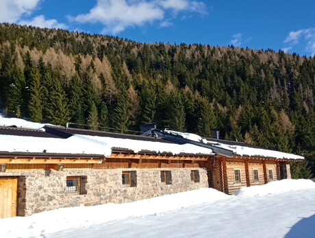 Pilates in the alpine hut