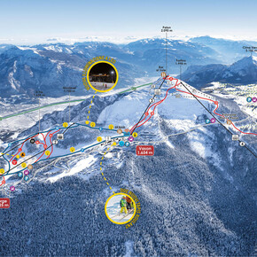 Sci notturno sul Monte Bondone