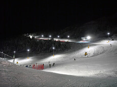 Sci notturno sul Monte Bondone