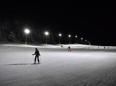 Sci notturno sul Monte Bondone