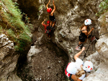 Via Ferrata Rio Secco Family con Guida Alpina