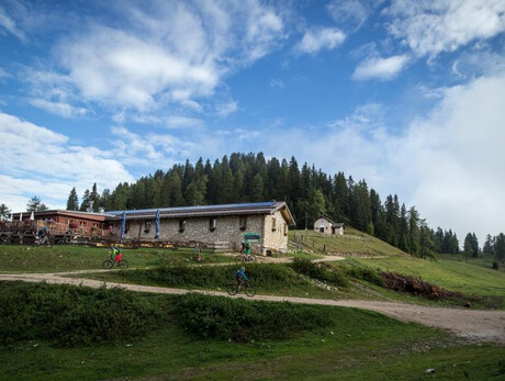 Sunrise at Malga di Romeno