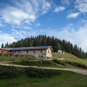 Sunrise at Malga di Romeno