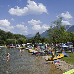 Lake Levico, near Levico Terme