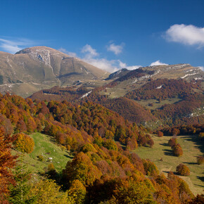 Vallagarina - Paesaggio autunnale sull'altipiano di Brentonico
