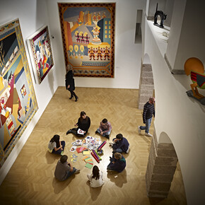 Kinderen in het museum