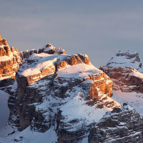 Madonna di Campiglio - Dolomiti di Brenta al tramonto
