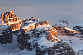 Madonna di Campiglio - Dolomiti di Brenta al tramonto
