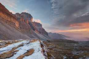 Panorama del Brenta al tramonto
