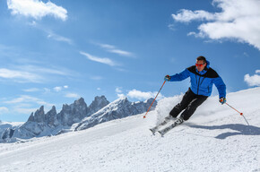 Val di Fassa - Passo San Pellegrino - Sciatore
