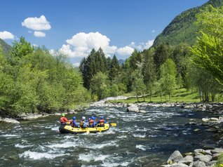 Malè - Val di Sole - Rafting auf dem Noce