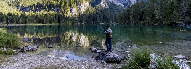 Tovel Lake Italy - Fishing