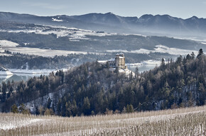 Val di Non - Castel Cles - Panorama invernale
