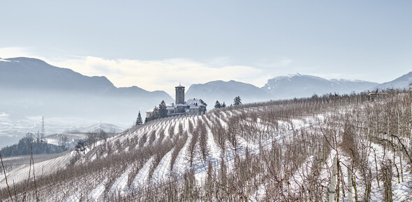 Val di Non - Castel Valer - Panorama invernale
