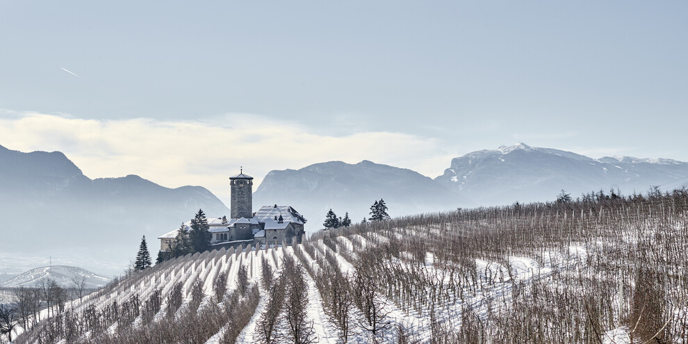 Val di Non - Castel Valer - Panorama invernale
