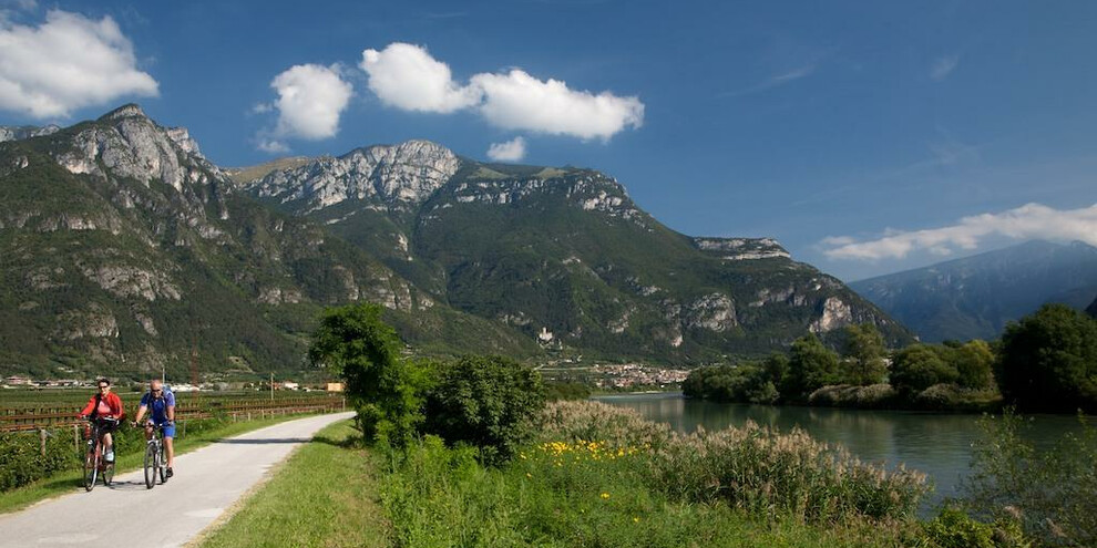 Pista ciclabile lungo l'Adige, via Claudia Augusta | © Marco Simonini