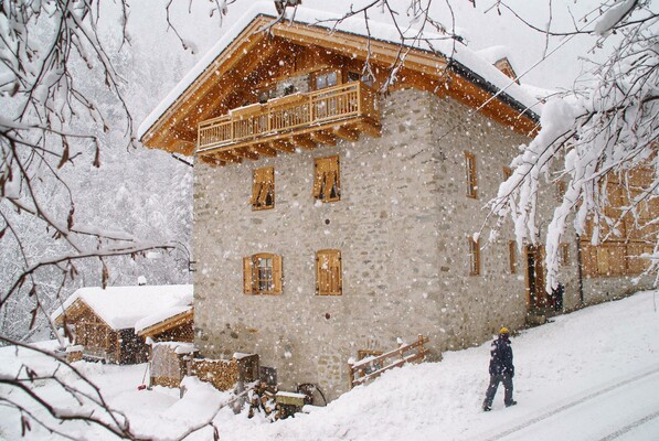 Le Marinolde Val di Rabbi nevicata | © Silvano Andreis