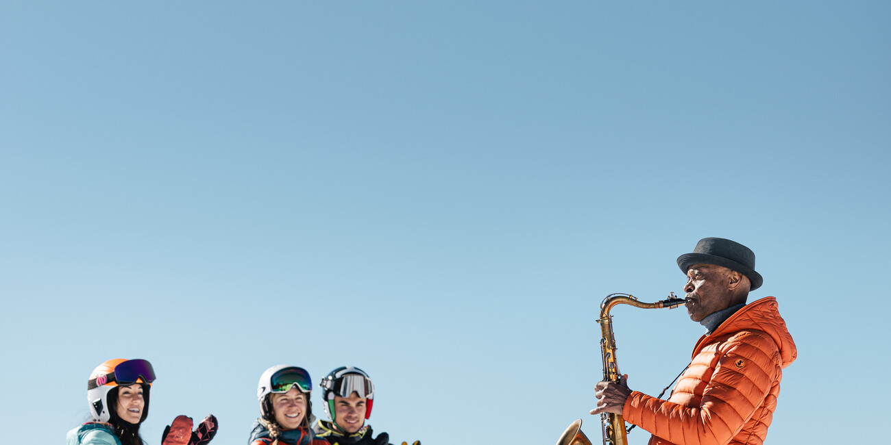 From January to March on the Presena Glacier: PARAD-ICE music on the ice and jazz in the Dolomites #1